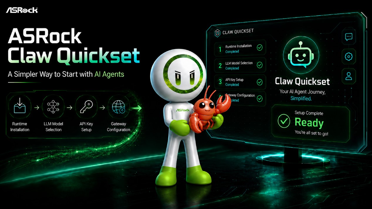 ASRock Claw Quickset: A Simpler Way to Start with AI Agents