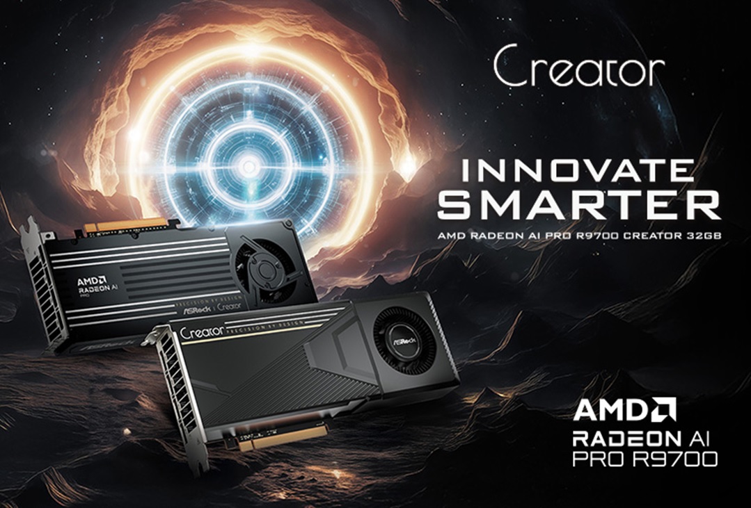 Accelerate AI Computing with AMD Radeon™ AI PRO R9700 Creator 32GB