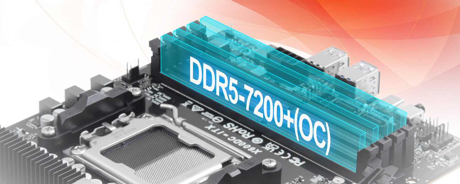High-Speed DDR5 Memory with 4 DIMM Slots