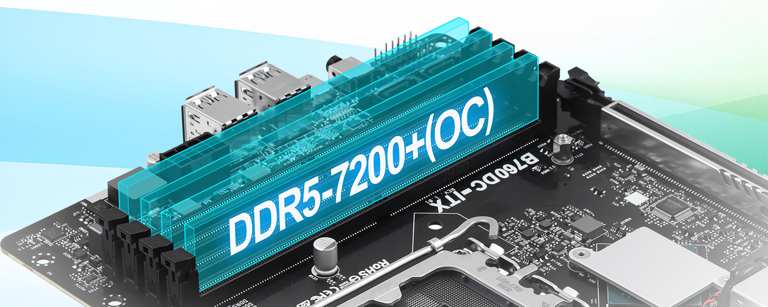 High-Speed DDR5 Memory with 4 DIMM Slots