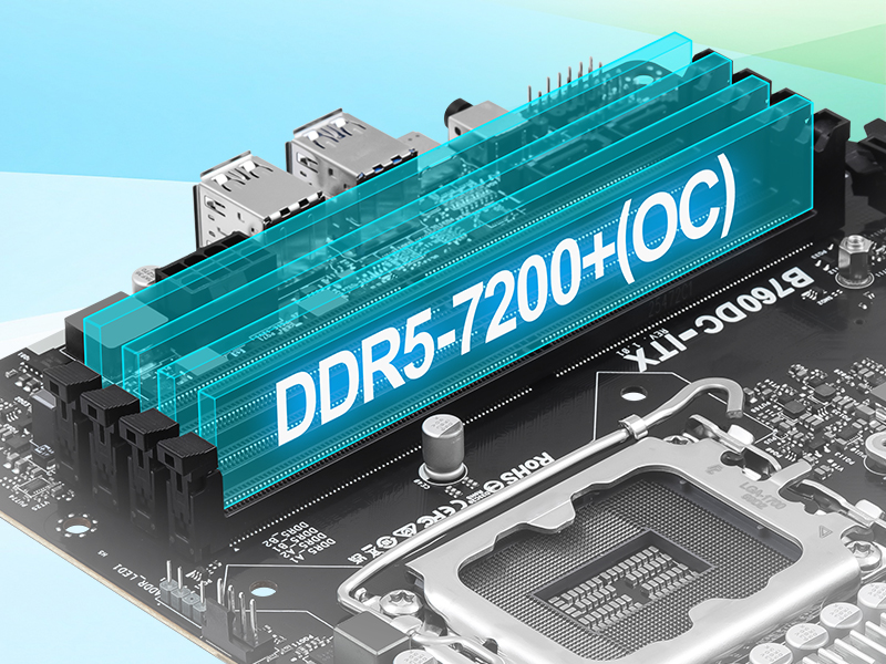 High-Speed DDR5 Memory with 4 DIMM Slots