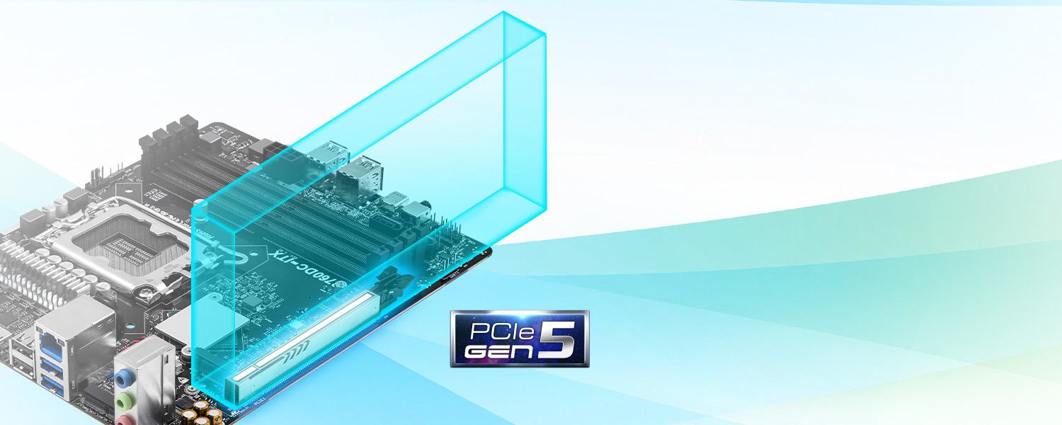 PCIe 5.0 Graphics Speed in a Slim System