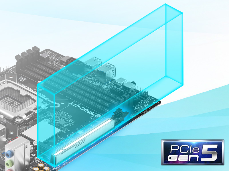 PCIe 5.0 Graphics Speed in a Slim System