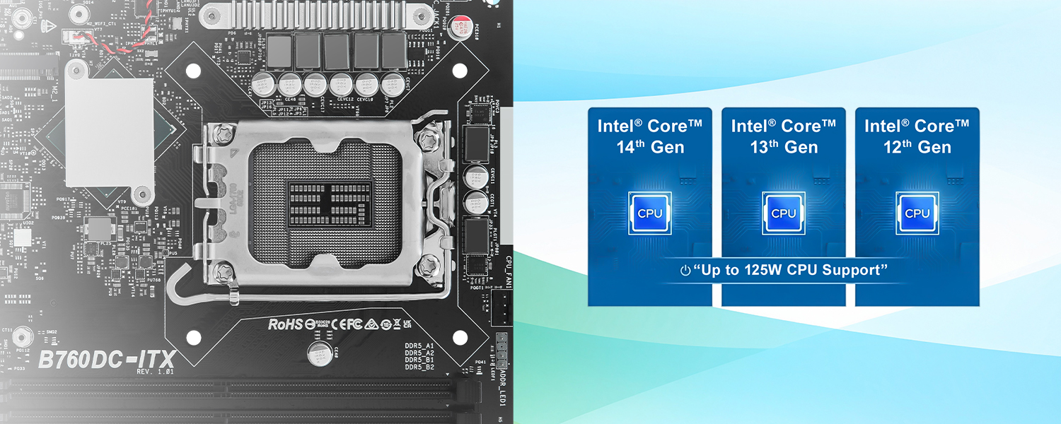 Powerful Intel<sup>&reg;</sup> CPU Performance