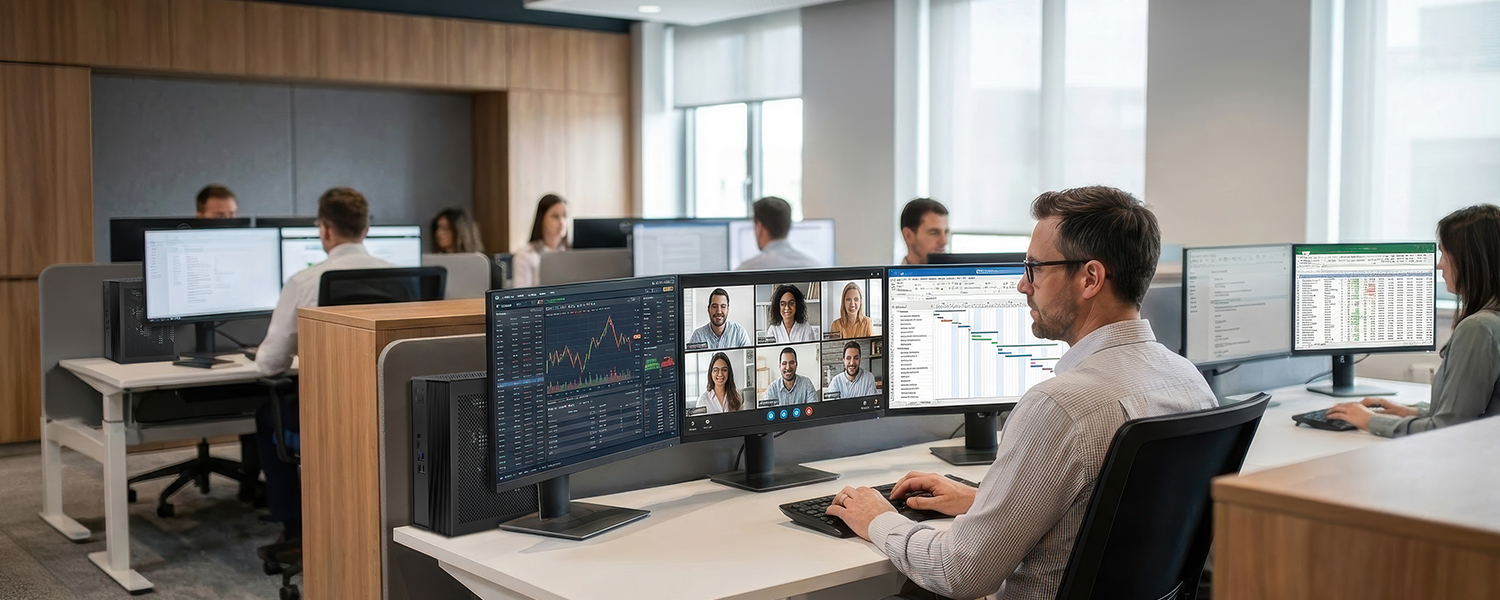Triple Display Productivity