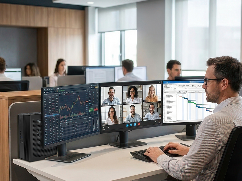 Triple Display Productivity